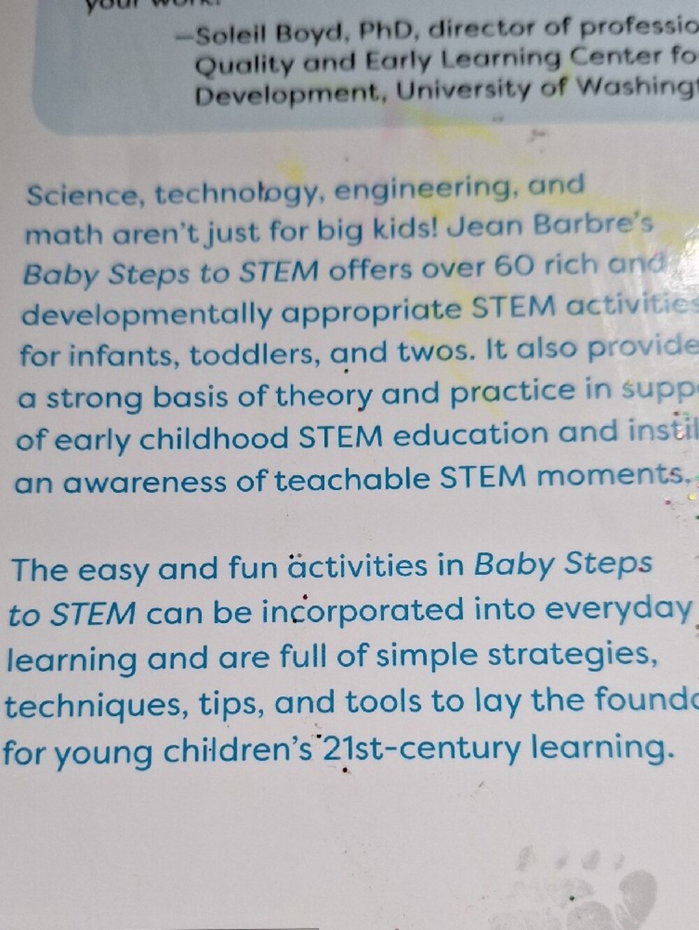 Baby Steps to STEM - Infant and Toddler Activities (White) - Picture 4 of 12